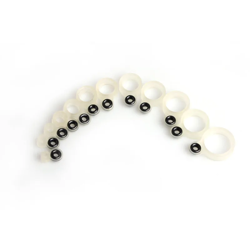 

22Pcs Fishing Rod Wire Ring Silicone Fishing Line Guide Ring Different Size 1-22