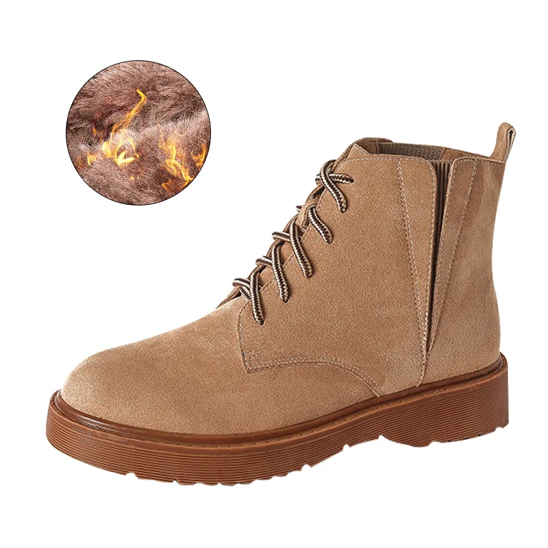 

SONDR botines mujer 2018 black brown rubber lace up platform ankle boots for women botines de zapatos fashion boots woman shoes