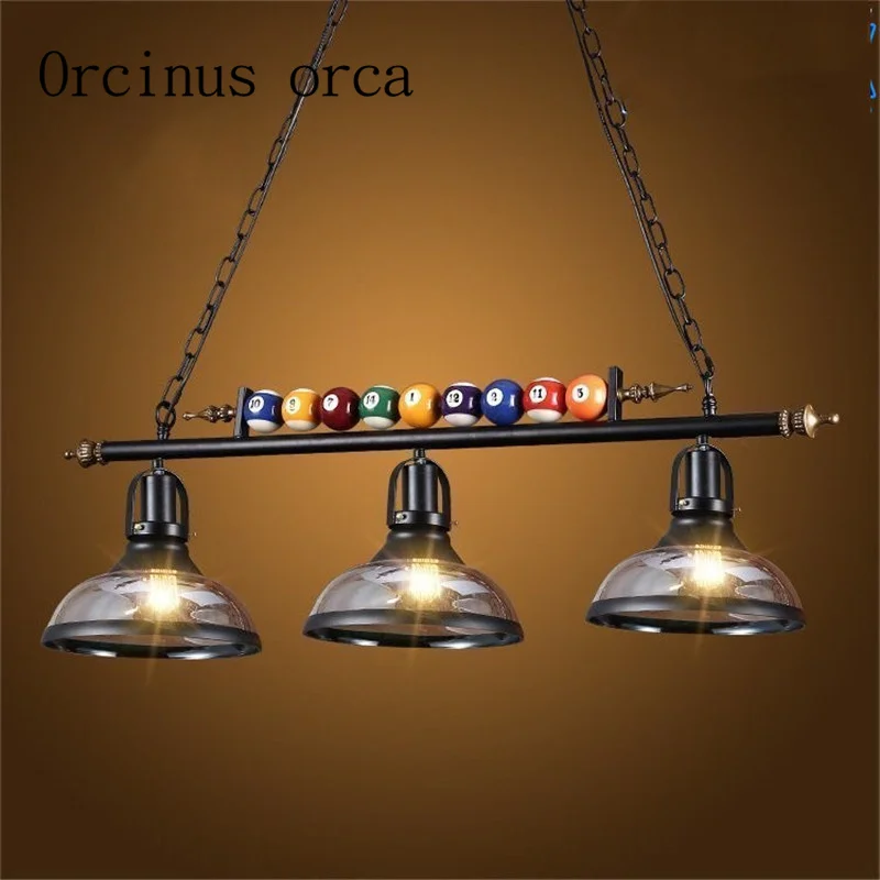 American style rural furniture retro billiards chandeliers bars restaurants Nordic creative personality glass chandelier American style rural furniture retro billiards chandeliers bars restaurants Nordic creative personality glass chandelier