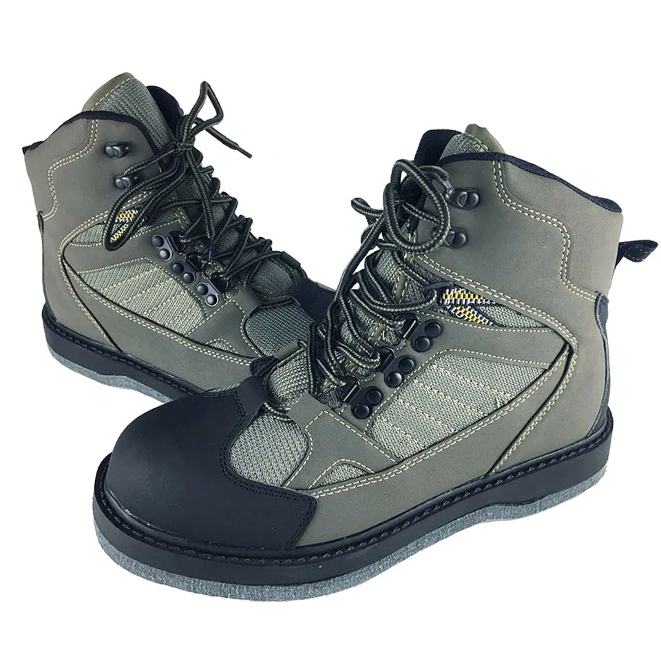 Fly Fishing Shoes Fishing Boots Fly Fishing Shoes Aqua Sneakers Breathable Rock Sport Wading Waders Felt Sole Boots Quick-drying No-slip For Fish Pants Clothing