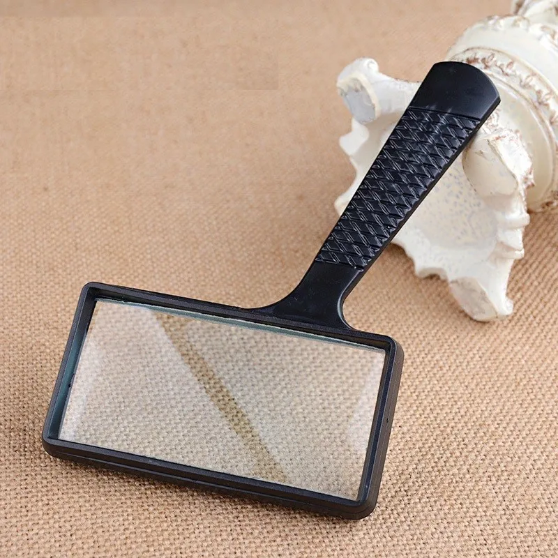 

3.5X Rectangular Magnifying Glass Handle Magnifier for Reading