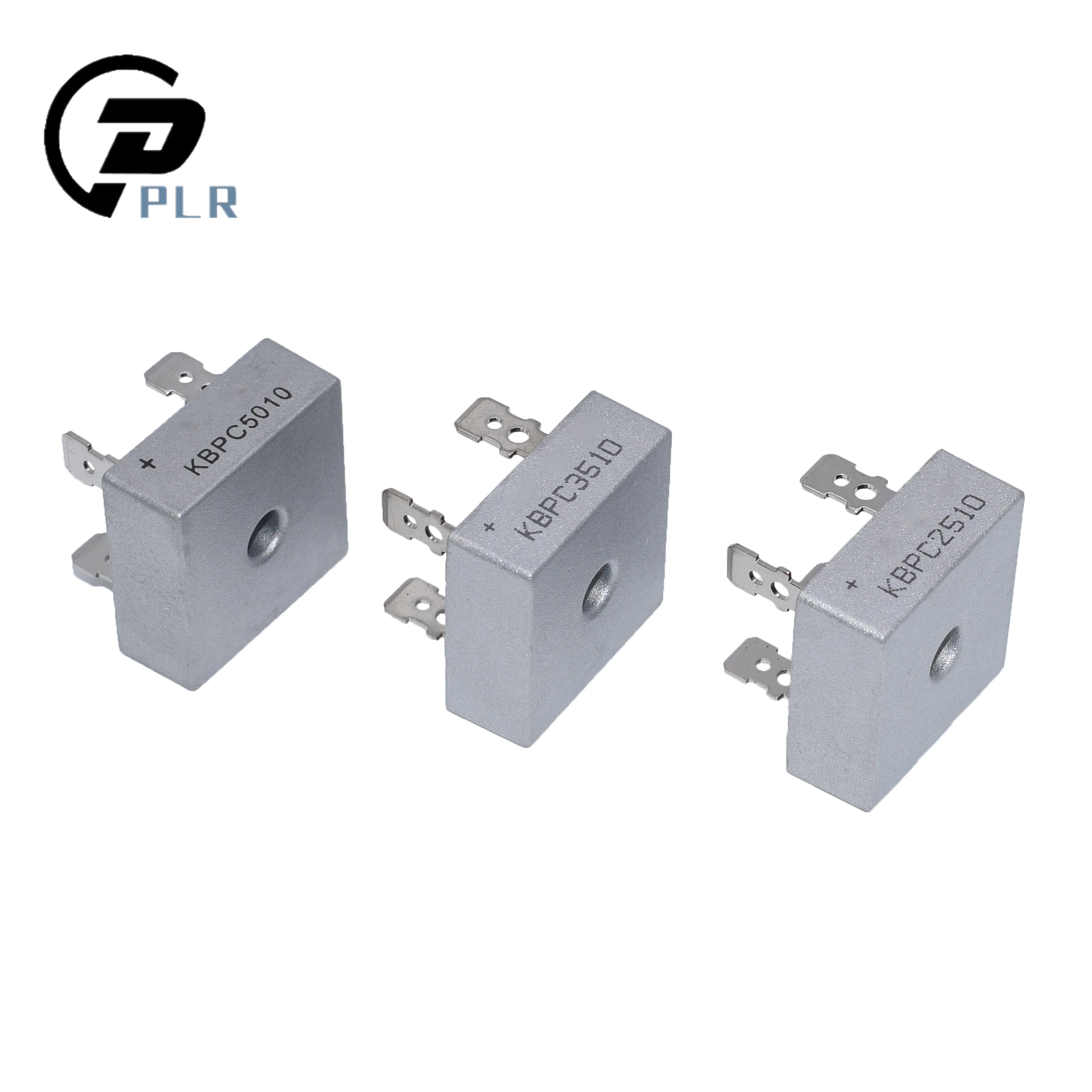

1pcs Single phase rectifier bridge KBPC2510/KBPC3510/KBPC5010 Metal Case Bridge Rectifier