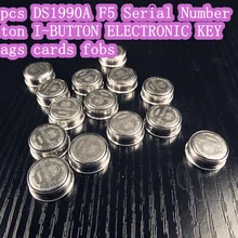 100 шт. Dallas DS1990A DS1990 F5 серийный номер iButton I-Электронная Кнопка ключ контактный ключ карты брелков