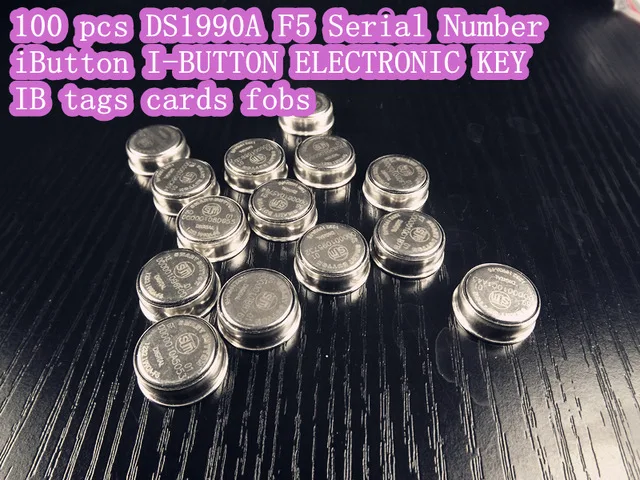 100 Pcs Dallas Ds1990a Ds1990 F5 Serial Number Ibutton I-button ...