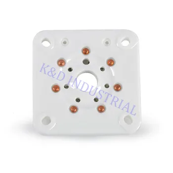 

2pcs Ceramic Sliver Tube socket 6C33 FU29 829B 7Pin B7A Base Valve Amp Parts for Guitar
