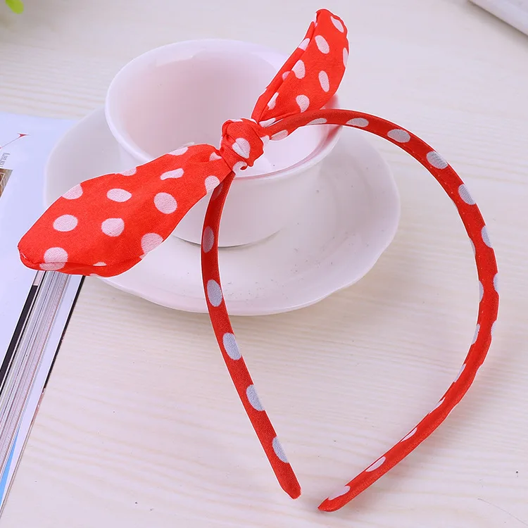 Fashion Children Plastic Headband Cute Big Bows Flower Spot Hairband Girls Lovely Hair Band Headwear Kids Gifts Hair Accessories best hair clips