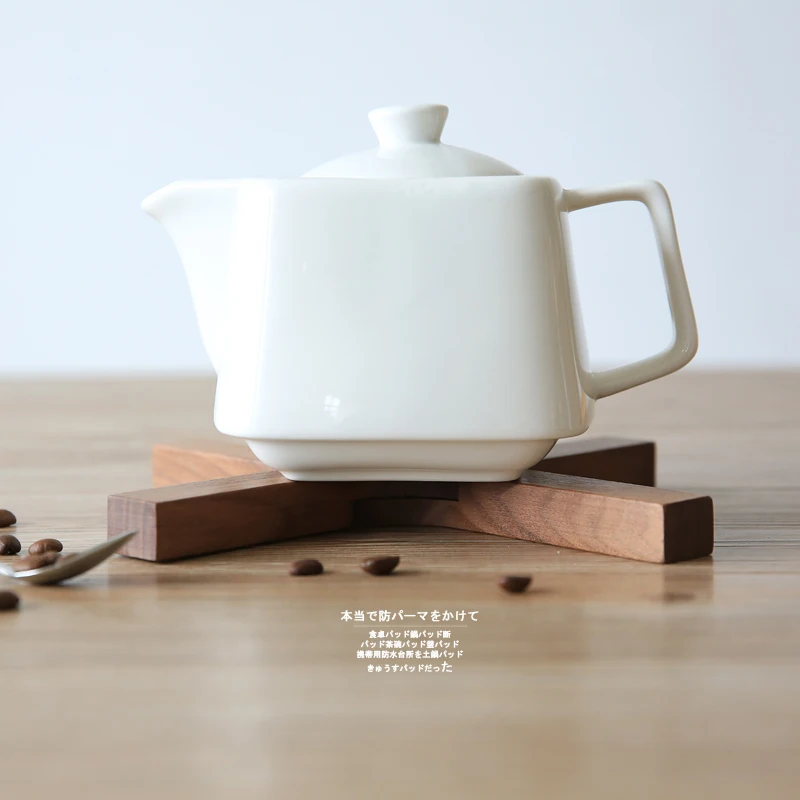 

Creative Wooden Heat Insulation Pad Mat Foldable Pot Holder Coffee Tea Cup Bowl Disc Placemat Teapot Pan Coasters Home Decor