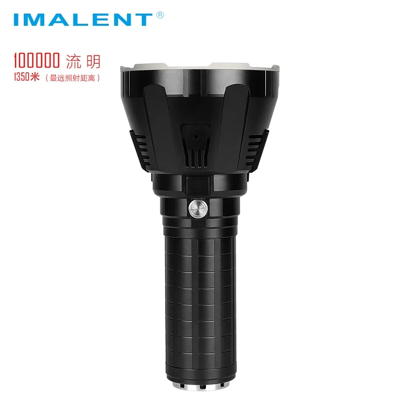  IMALENT MS18 LED Flashlight CREE XHP70 100000 Lumens Waterproof Flash light with 21700 Battery Inte - 33018387892