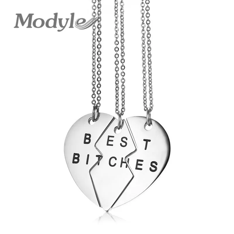 Mostyle Новый золотой серебряный цвет из нержавеющей стали сердце части &quotкомплект