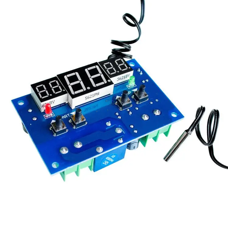 

DC12V thermostat Intelligent digital thermostat temperature controller With NTC sensor W1401 led display