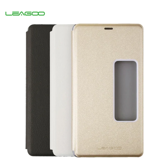 100% Оригинал LEAGOO Акула Акула 1 Classic Leather Case Откидная Крышка для LEAGOO1 Мобильный Телефон