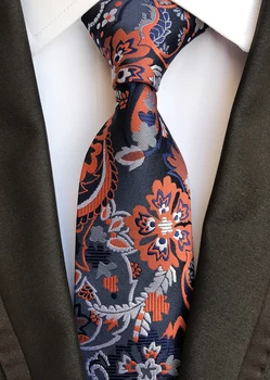 

8CM Men's Formal Tie Classic Paisley Necktie for Business Meeting