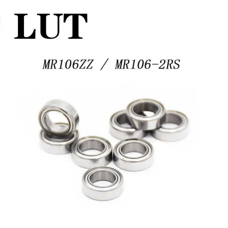 10 шт. подшипники MR106ZZ MR106 миниатюрные 6*10*3 мм модель ZZ шариковые L1060ZZ MR106Z 106 6X10X3