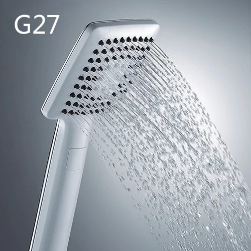 Gappo Bathroom Hand Shower Bath Shower Pressure Massage Rainfall SPA Water Shower Head Chrome Water Saving LED Mixer Tap - Цвет: G27