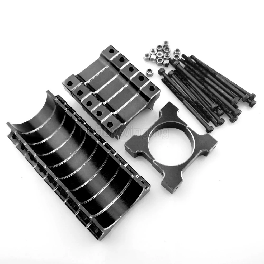 8 Sets 30MM CNC high grade professional aluminum Tube Clip Fixture