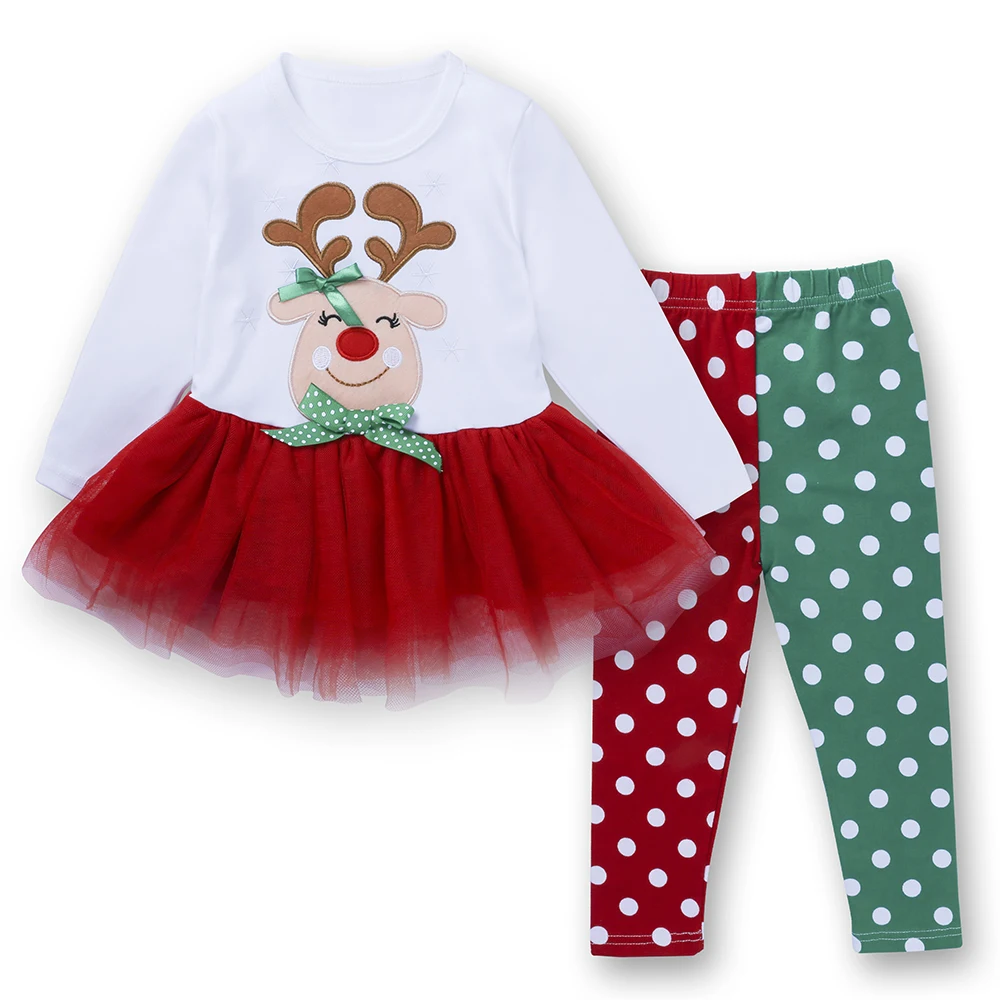 Детская одежда, красный топ+ штаны, костюм из 2 шт., вельветовый Подростковый Костюм, комплекты одежды для девочек 1-6 лет, трикотаж, Рождественский костюм, JT-253