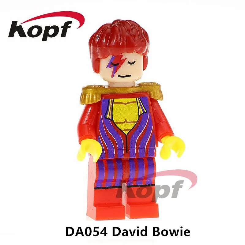 

DA054 Super Heroes David Bowie Ziggy Stardust Captain Canuck Dexter Morgan Building Blocks Bricks Collection Children Gift Toys