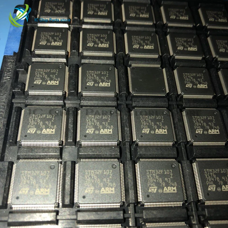 10PCS STM32F107VCT6 STM32F107 STM32F107VC LQFP100 ORIGINAL | Электроника