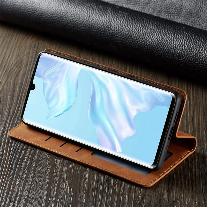 Leather Phone Case For Huawei P30 Pro Lite Nova 4E P30pro Flip Wallet Card Holder Handbag Book Cover Etui Hawei P30lite Carcasa Leather Phone Case For Huawei P30 Pro Lite Nova 4E P30pro Flip Wallet Card Holder Handbag Book Cover Etui Hawei P30lite Carcasa