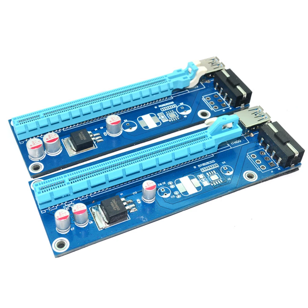 PCI-e 1x до 16x слот адаптер riser card Совместимость с PCI express 4x 8x 16x для PCIe графическая видеозвуковая карта