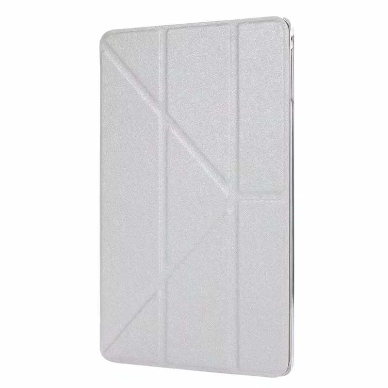 white Для iPad Mini 5th Generation чехол Smart Cover деформации подставка Прозрачный жесткий чехол из пластика с изображением задняя крышка для iPad Mini 5 MINI5 A2133 - Цвет: white