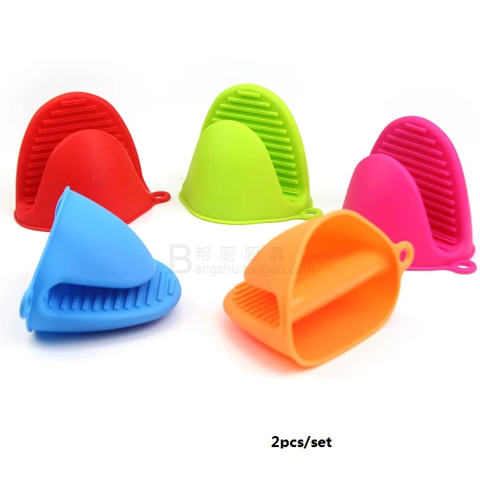 

FREE SHIPPING silicone anti- hot set casserole hot proof finger gloves kitchen tools