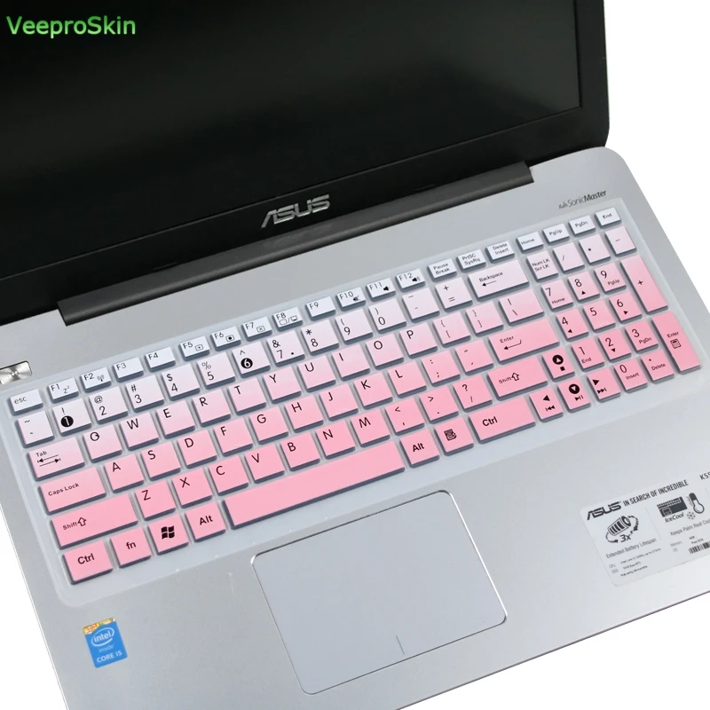 Для Asus vivobook 17 X756U X705N N750J17.3 FX71Pro ZX70VW A751L K751LV 755U R752L X756U X751L 17,3 дюймов Обложка клавиатуры для ноутбука