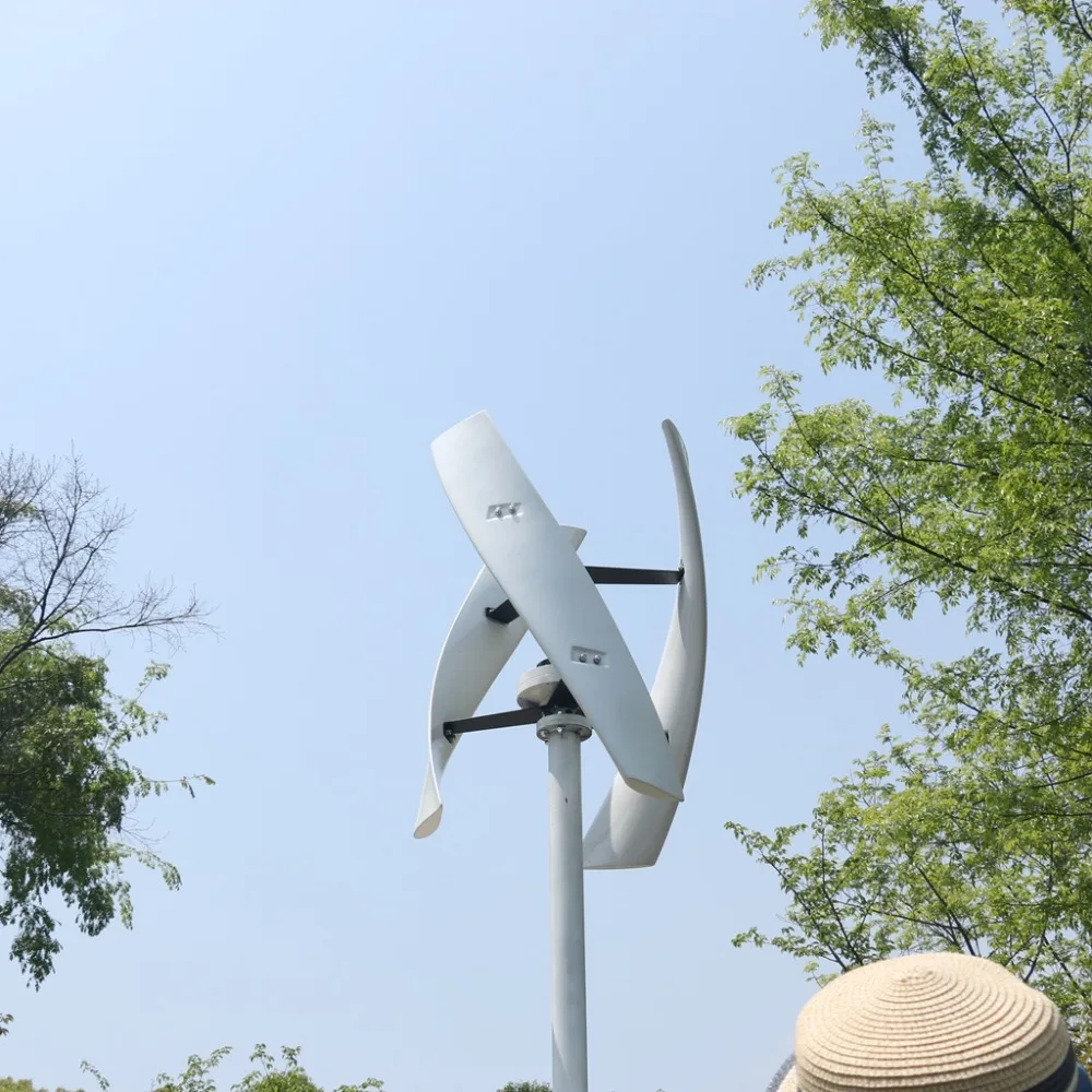 

CE Maglev Wind Generator Turbine 400w 24v 12v Vertical Axis Silent for Residental Home Use Free Controller