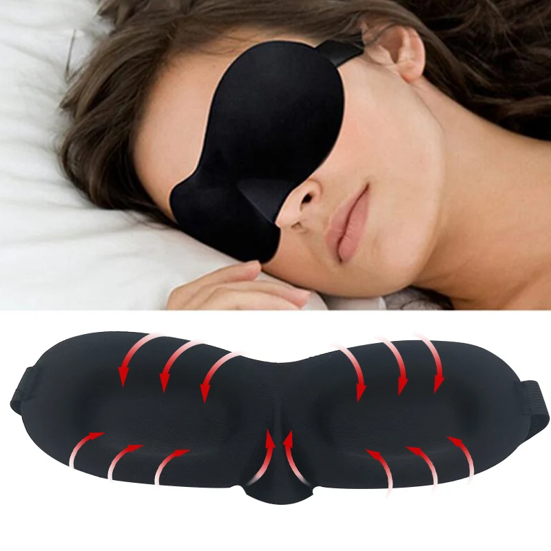 3D Portable Soft Travel Sleep Eye Mask | Rest Aid & Eye Patch