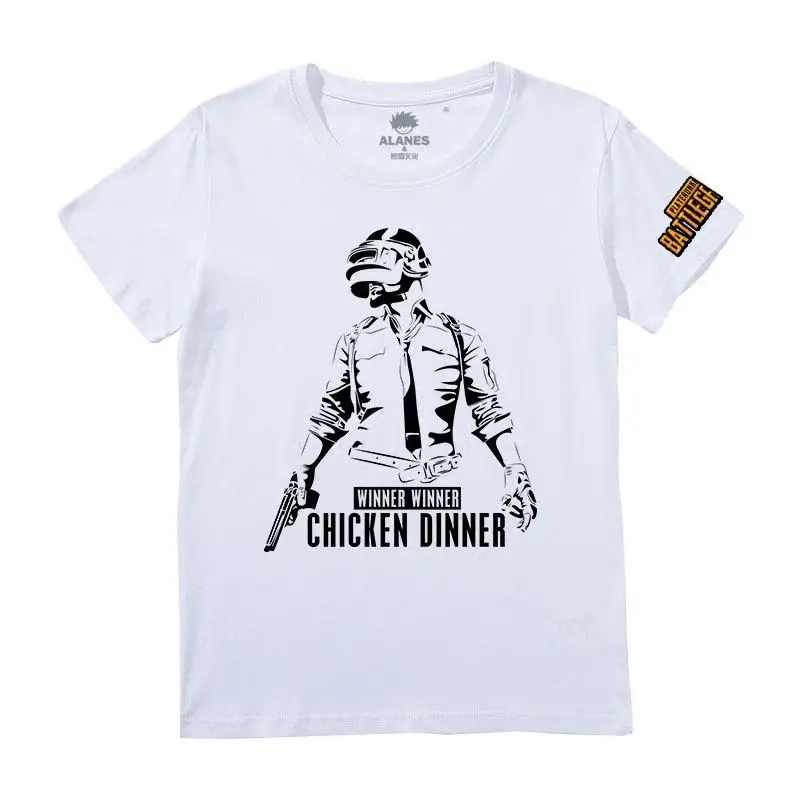 Playerunknown's Battlegrounds PUBG T-shirt Cotton Short Sleeves Man's Top Tee