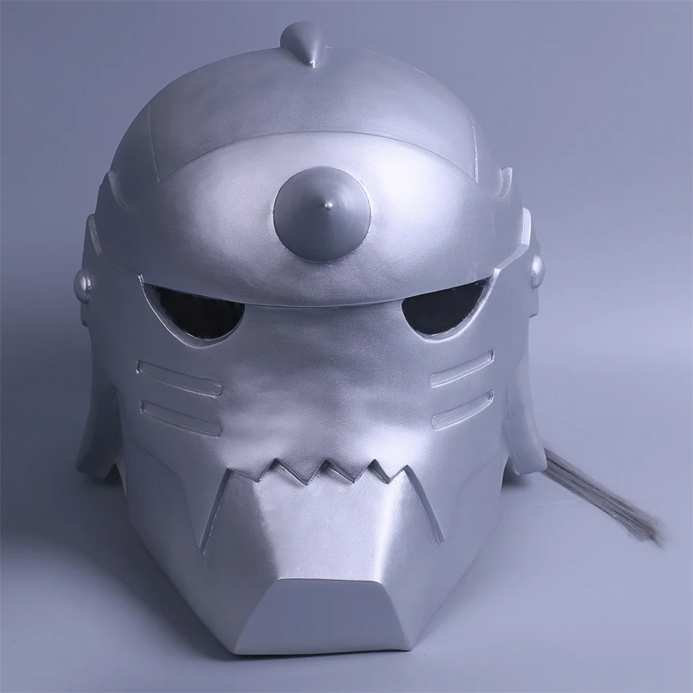 2017 Fullmetal Alchemist Mask Cosplay Alphonse Elric Helmet Halloween Mask PVC (7)