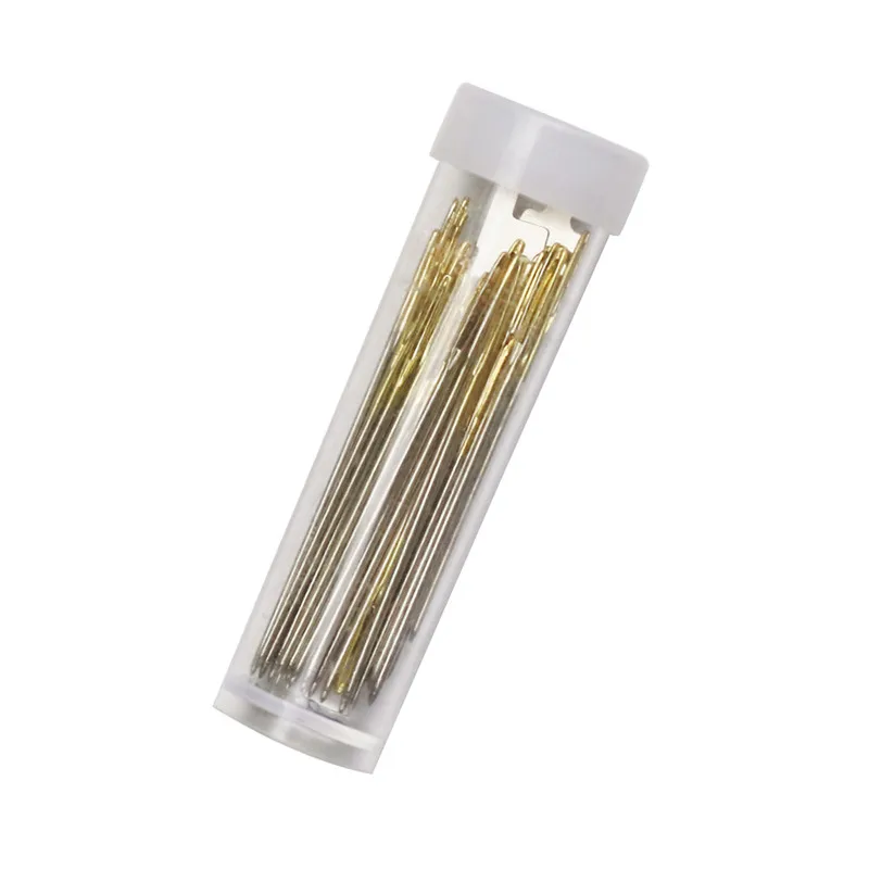 KOKNIT 30pcs Hand Sewing Needles 3.4cm 3.7cm 4.1cm Gold Eye Embroidery Cross Stitch Needles With Threaders Home DIY Sewing Tools