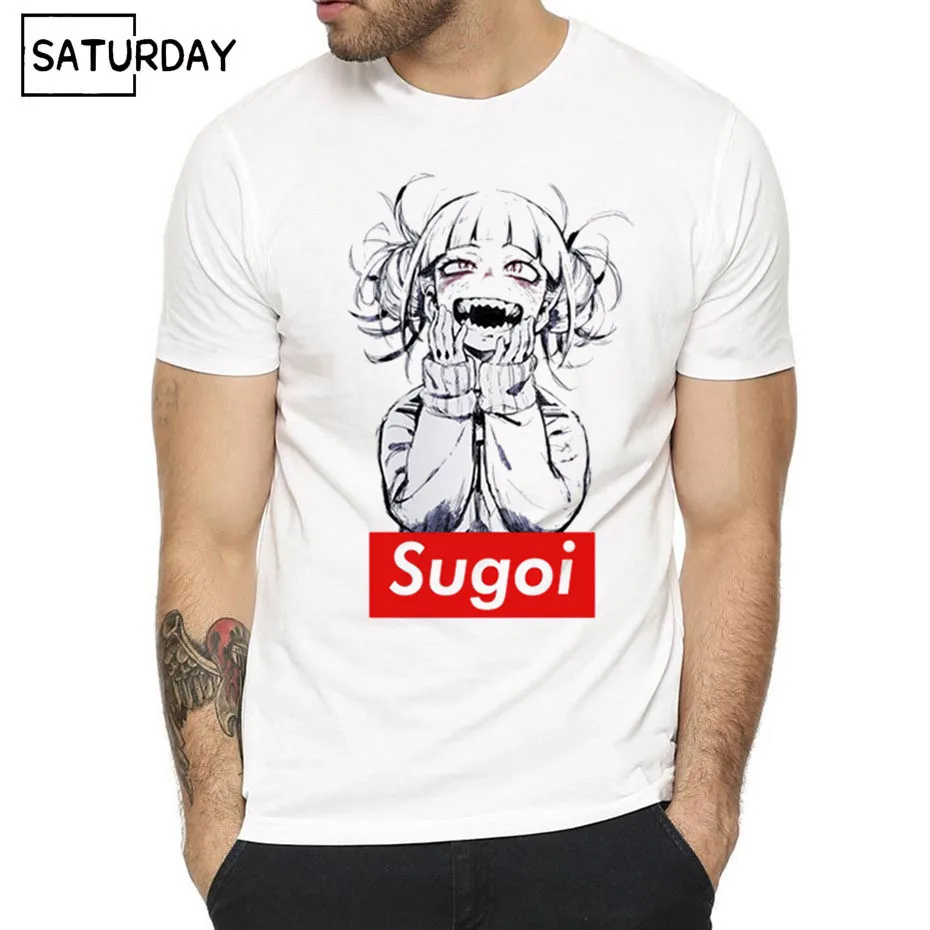 

Men's Anime My Hero Academia T Shirts Man Short Sleeve Clothing Boku No Hero Academia Funny Cartoon Print T-shirt for Man/woman