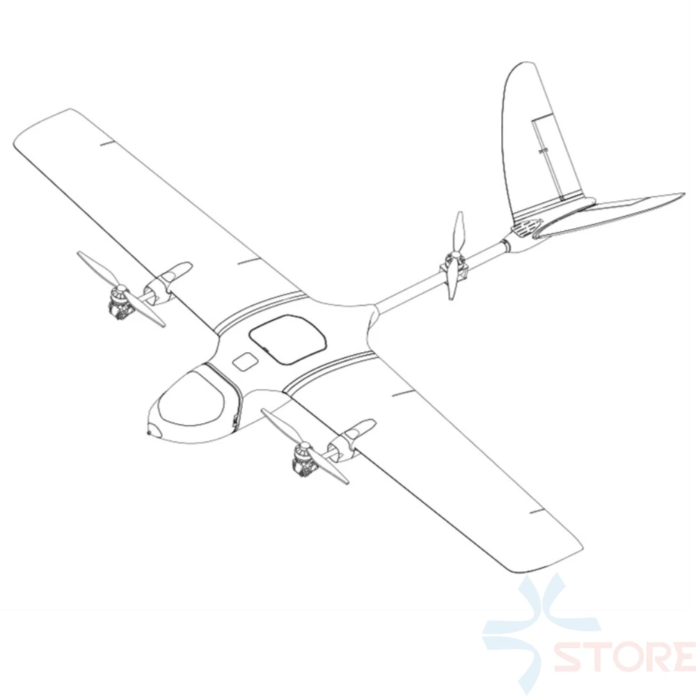 MyFlyDream MFD Nimbus 1800 дальний радиус действия VTOL фиксированное крыло беспилотники