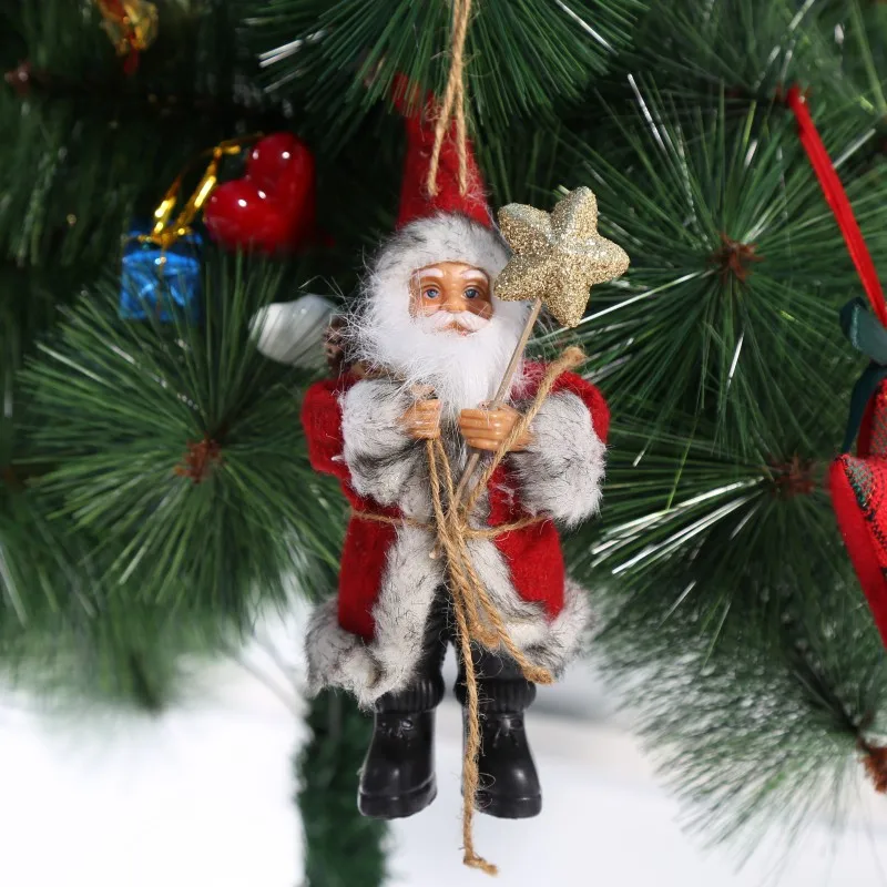 

New Christmas Tree Ornament Decor Candy Bag Ornaments Xmas Decor Navidad Tree Santa Claus Party Decor