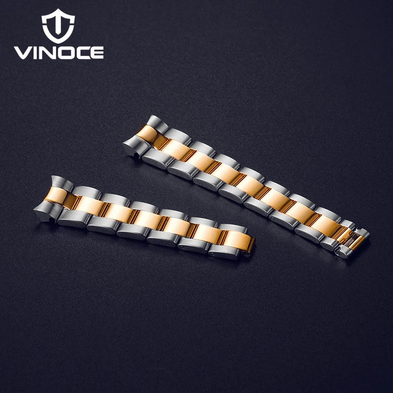 Женские часы VINOCE из нержавеющей стали с кристаллами и стразами