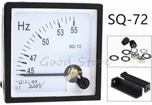 1 pces sq-72/CZ-72/CP-72-Hz 45-65hz 45-55hz ac analoge medidor de painel frequenz