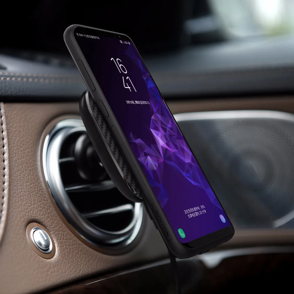 Nillkin 10W Fast Wireless Car Charger With Magnetic Mount Holder Case for iPhone 11 Xs Max Xr X 8 for Samsung S10 S10+ Note 20 dual usb car charger