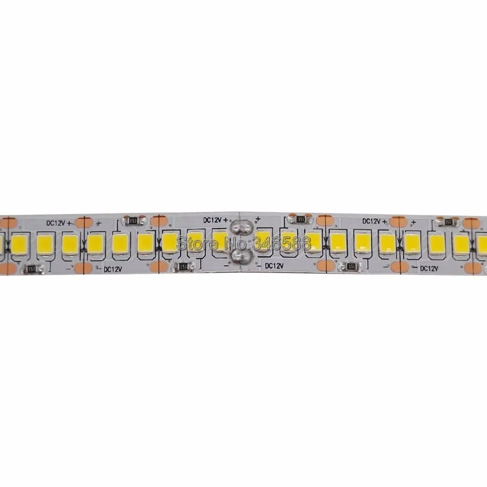 5 м 2835 Светодиодная лента 240 светодиодный s/m DC12V высокая яркость гибкий светодиодный лента теплый белый/синий/RGB 10 мм PCB IP20 IP65