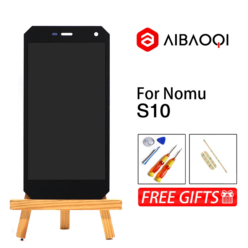 Оригинальный сенсорный экран AiBaoQi + ЖК дисплей 1280X720 в сборе замена для Nomu S10 5 0