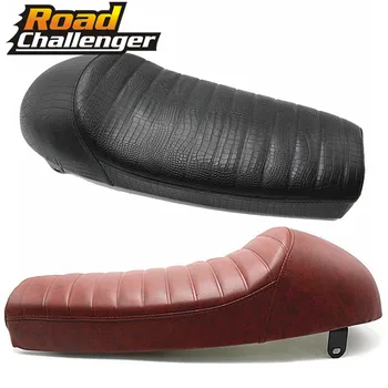

For Suzuki GS For Honda CB For Yamaha SR400 XS650 XJ Universal Motorcycle Black Brown 64cm Vintage Hump Cafe Racer Seat
