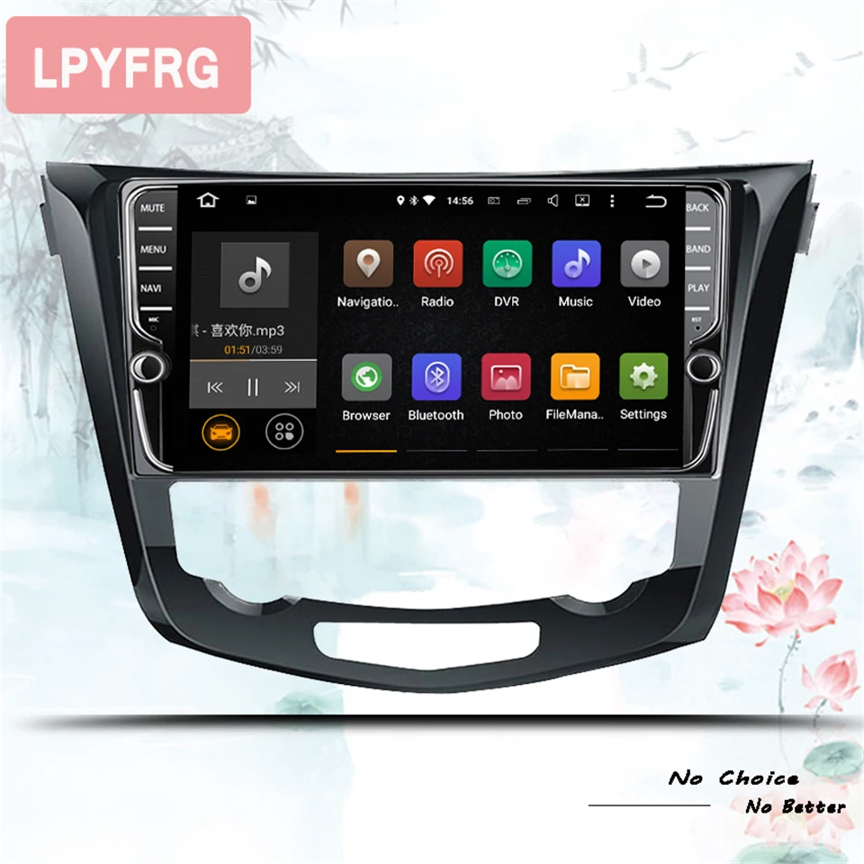 Discount Android Car Radio for Nissan X-trail XTrail X Trail T32 T31 Qashqai wifi Carplay video audio Multimedia 2 din car dvd player 1