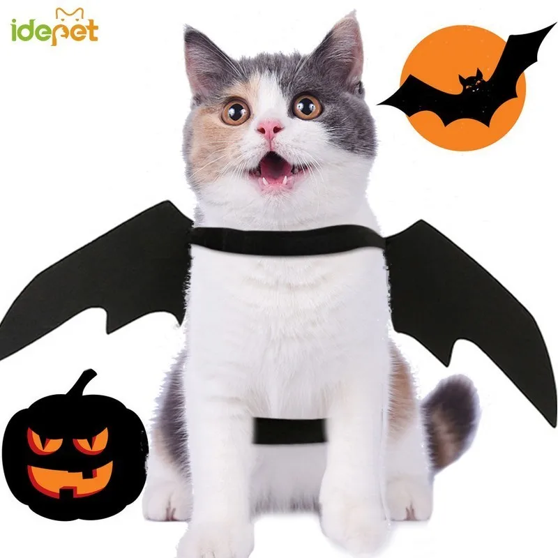 Новинка яркий костюм летучая мышь для кошек щенков собак Забавный котят одежда