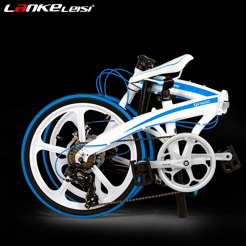 7 Speeds Road Bike, 20 Inches Folding Bike, City Bike, Aluminum Alloy Frame, BMX, Double Disc Brakes