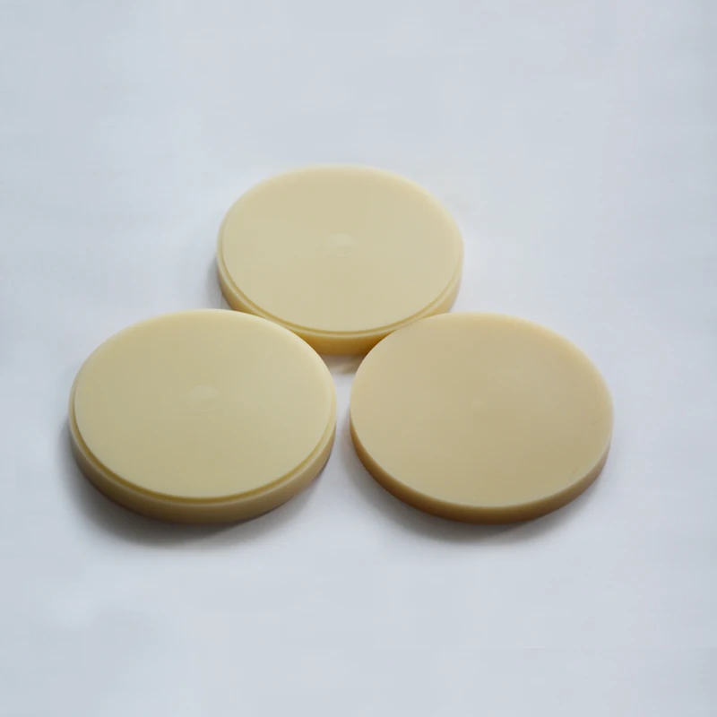 

7pcs/lot 98*10mm Dental PMMA disc CAD CAM milling blank for dental temporary crown and bridges