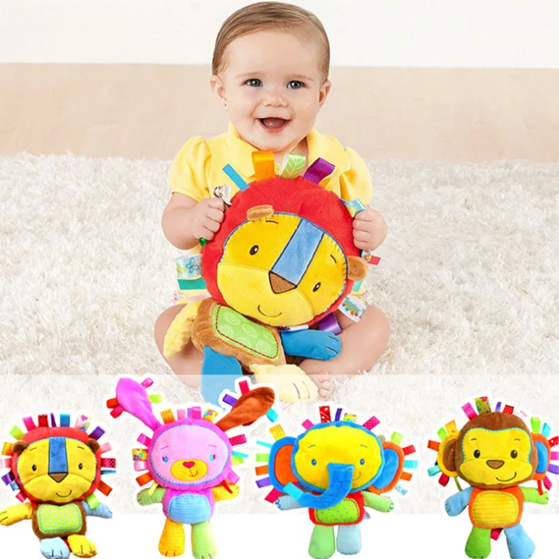 Baby Plush Toys font b 2017 b font Hot Sale Plush Toys With Rattles BB Device