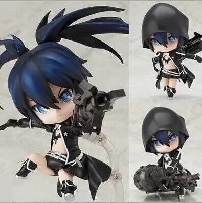 

NEW hot 10cm Q version BLACK ROCK SHOOTER movable Mato Kuroi movable action figure toys collection christmas toy doll with box