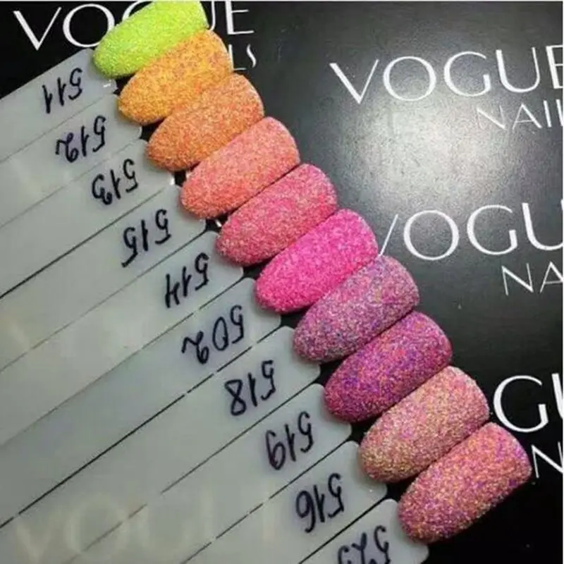 

12/Set Colors Nail Polish Powder Dust 3D Tip Manicure Tools Nail Art Decoration Polish Powder Dust Gem Decoration