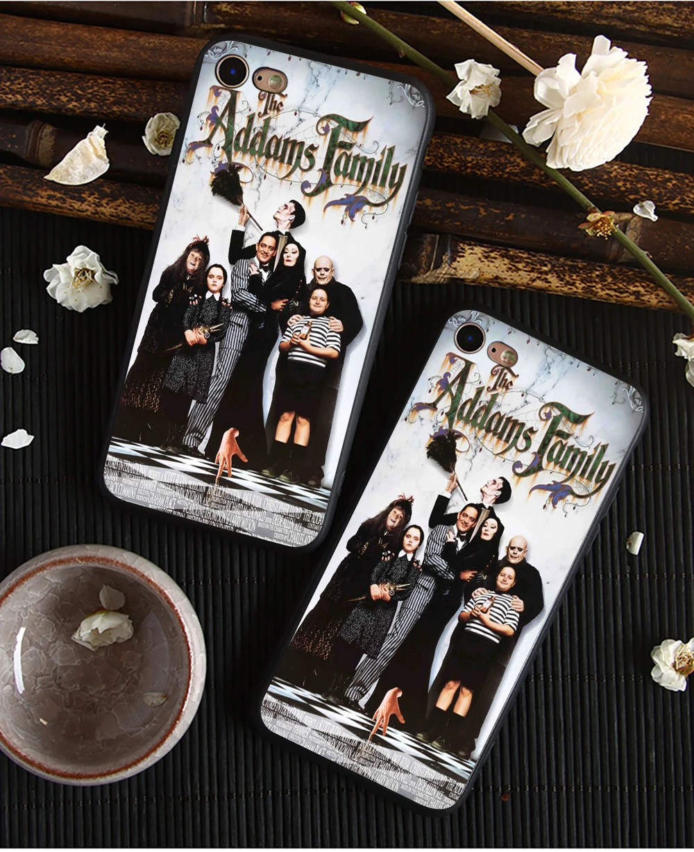 Weday Addams family чехол для телефона Apple iPhone 8 7 6 6S Plus X 5 5S 5C Мягкий Силиконовый Модный чехол - Цвет: 10136