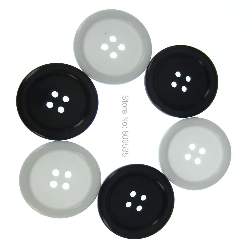 

12pcs 1-1/4" Big Resin Buttons Round Large Buttons Fit Sewing Craft Scrapbooking Accessories 30.0mm